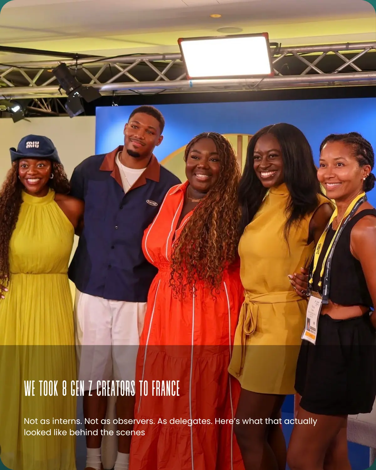 Eight Gen Z creators at Cannes Lions